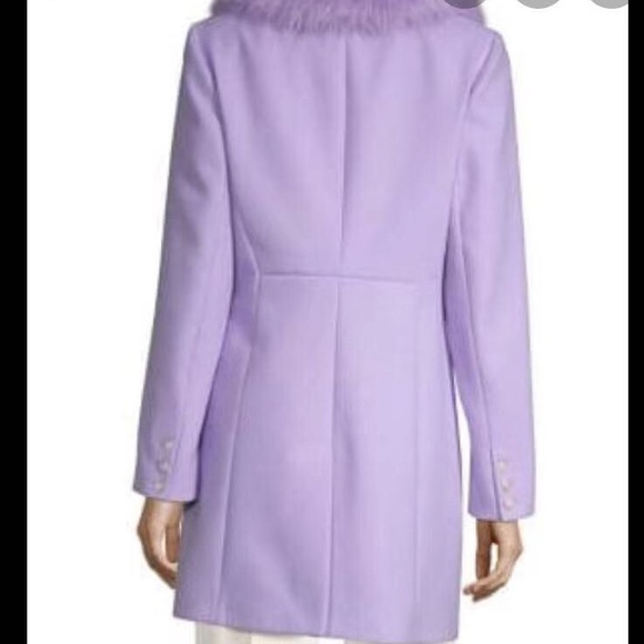 Topshop Lavender Pea coat - Picture 2 of 14